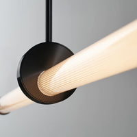 TEOFIL B Linear Chandelier by Lampadom - detail view