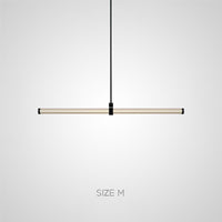 TEOFIL B Linear Chandelier by Lampadom - ambient shot