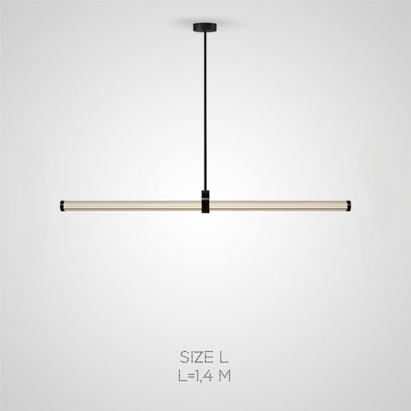 TEOFIL B Linear Chandelier by Lampadom - close-up