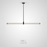TEOFIL B Linear Chandelier by Lampadom - close-up