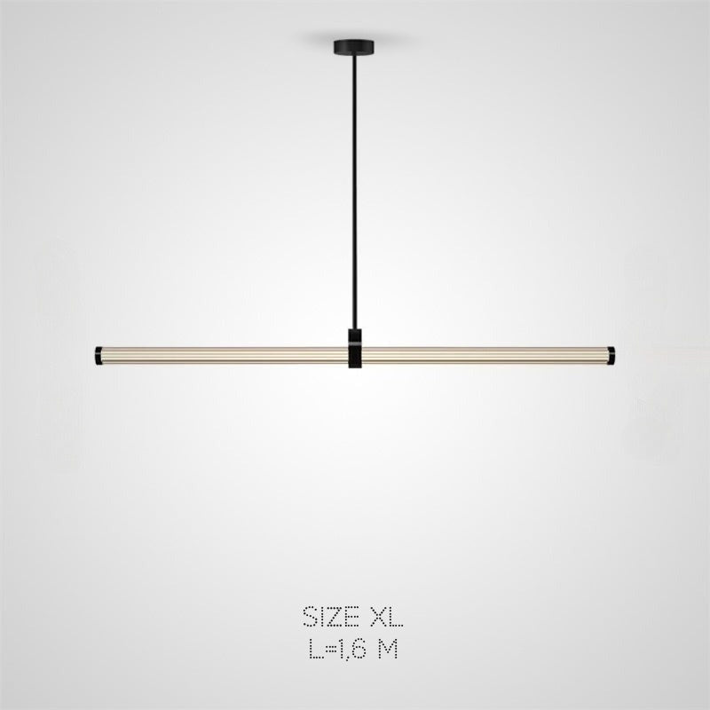 TEOFIL B Linear Chandelier by Lampadom - detail view