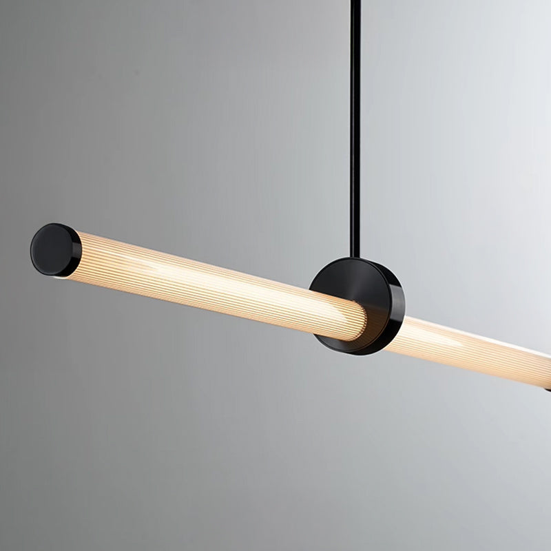 TEOFIL B Linear Chandelier by Lampadom - scale reference