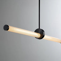 TEOFIL B Linear Chandelier by Lampadom - scale reference