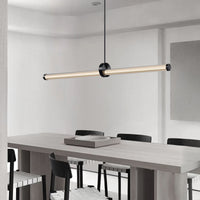 TEOFIL B Linear Chandelier by Lampadom - close-up
