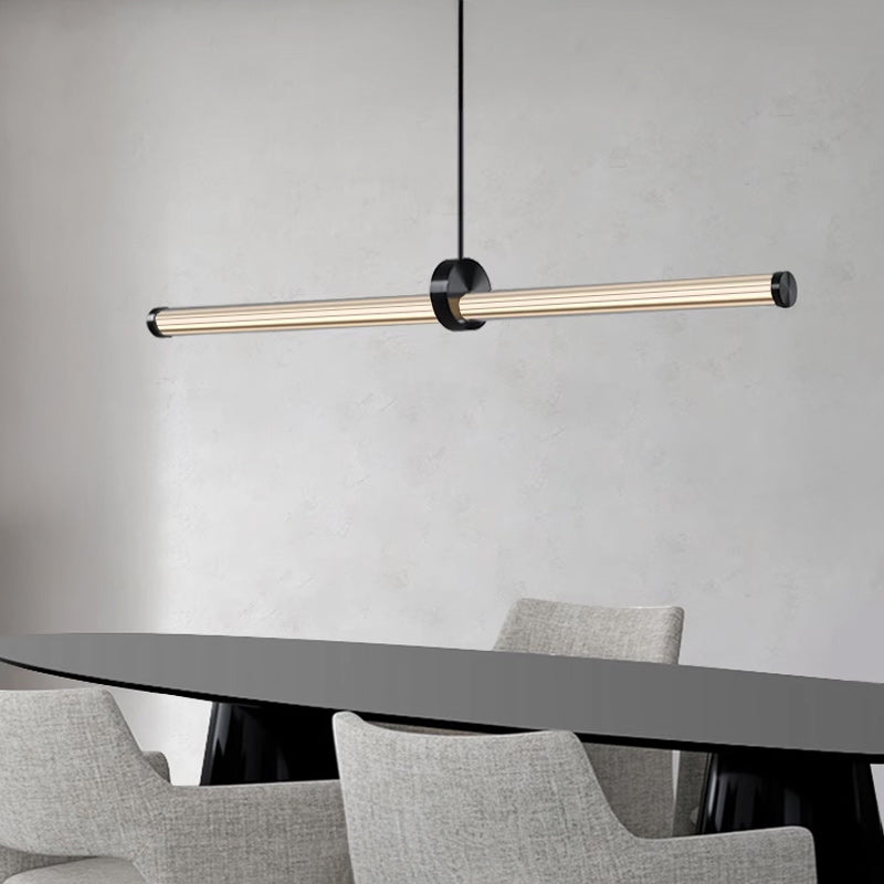 TEOFIL B Linear Chandelier by Lampadom - scale reference