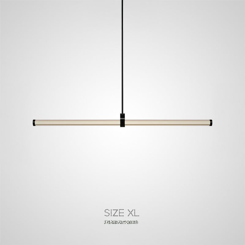 TEOFIL B Linear Chandelier by Lampadom - angle view