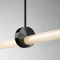 TEOFIL B Linear Chandelier by Lampadom - close-up