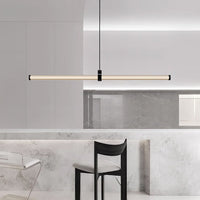 TEOFIL B Linear Chandelier by Lampadom - side view