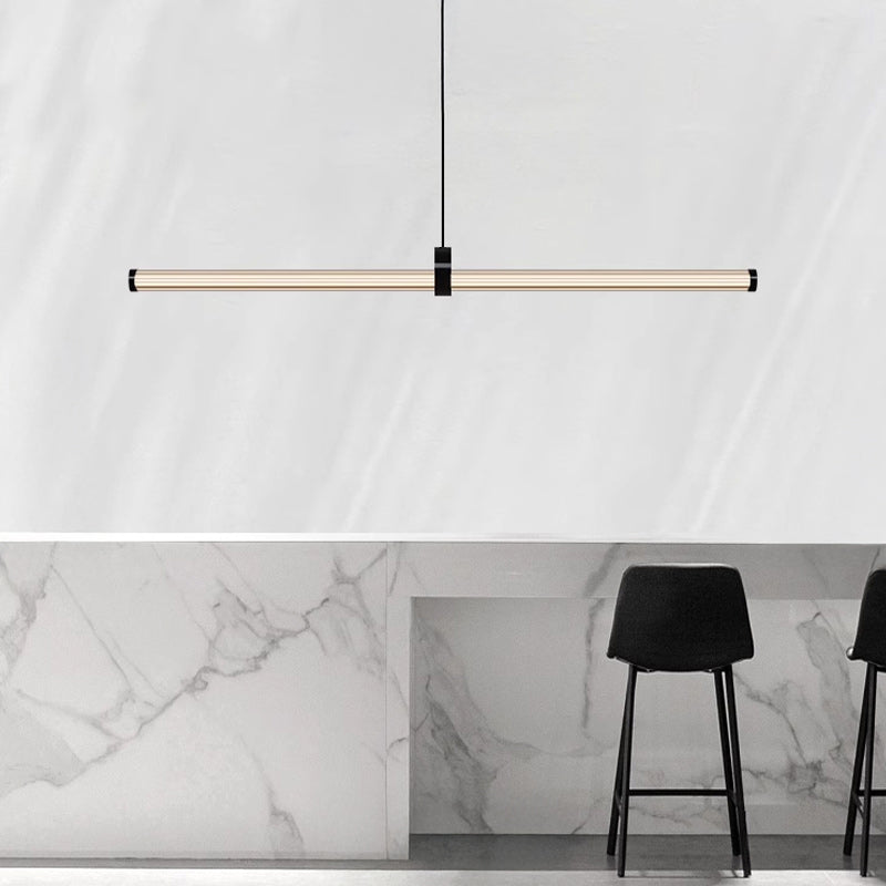 TEOFIL B Linear Chandelier by Lampadom - detail view