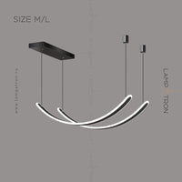 TEOLINE DUO Pendant by Lampadom - angle view