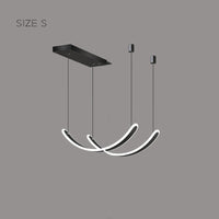 TEOLINE DUO Pendant by Lampadom - scale reference