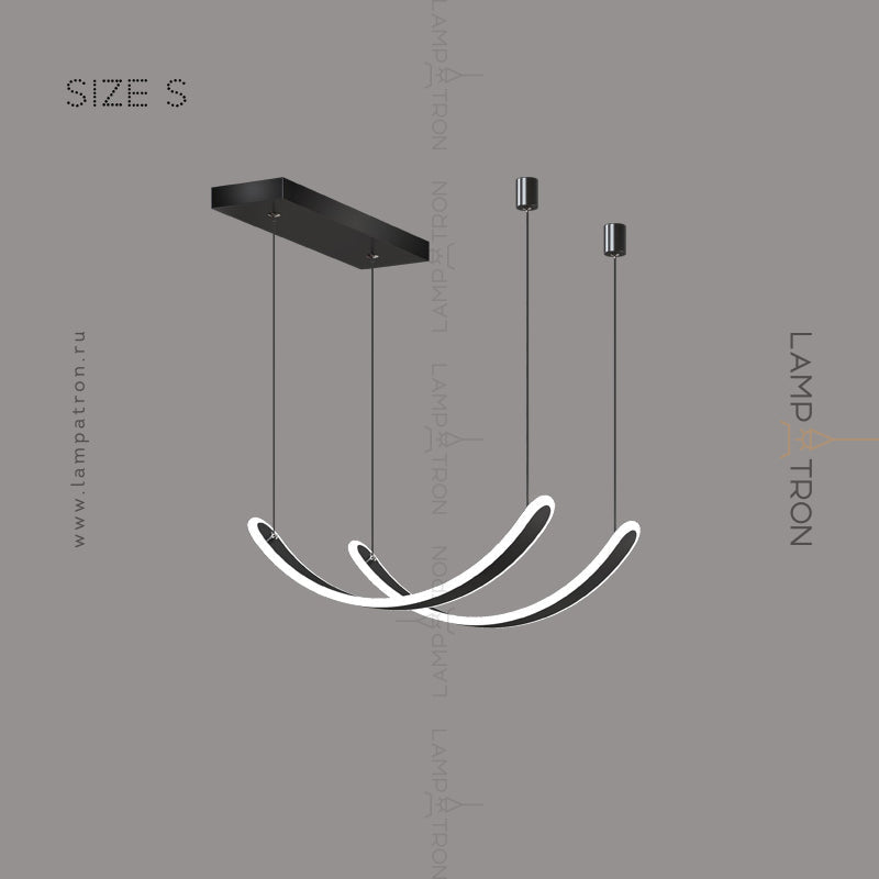 TEOLINE DUO Pendant by Lampadom - top view