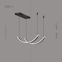 TEOLINE DUO Pendant by Lampadom - top view