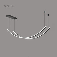 TEOLINE DUO Pendant by Lampadom - side view