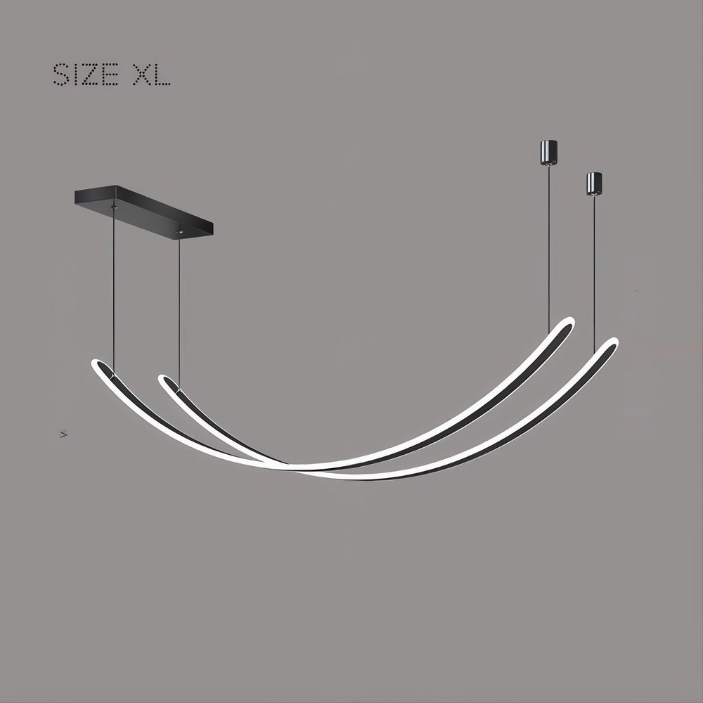 TEOLINE DUO Pendant by Lampadom - scale reference