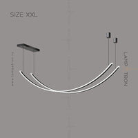 TEOLINE DUO Pendant by Lampadom - close-up