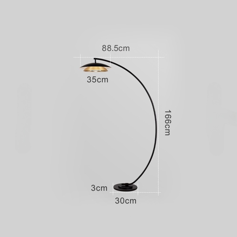 TERRY ARC Floor Lamp by Lampadom - detail view