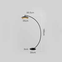 TERRY ARC Floor Lamp by Lampadom - detail view