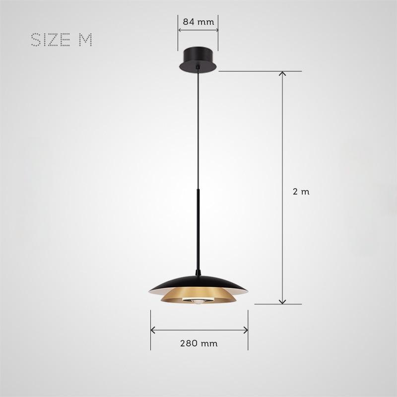 TERRY pendant by Lampadom - side view