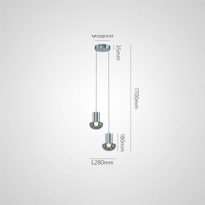 TIBERT Pendant by Lampadom - close-up