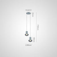 TIBERT Pendant by Lampadom - close-up
