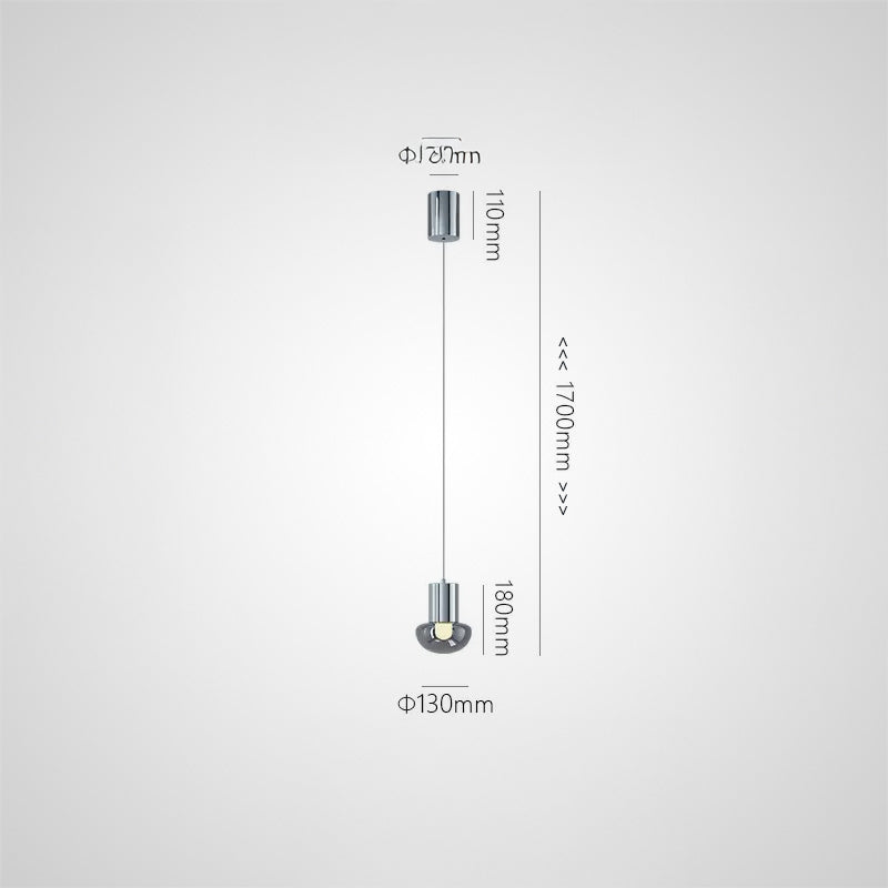 TIBERT Pendant by Lampadom - side view