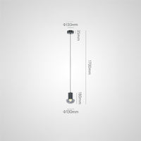 TIBERT Pendant by Lampadom - scale reference