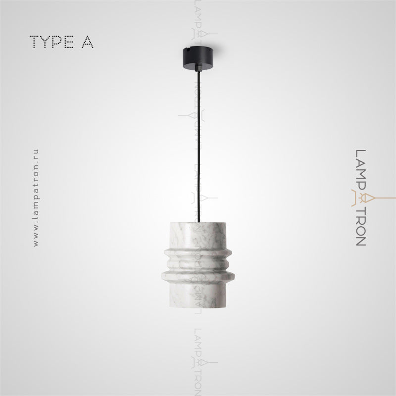 TIDY Pendant by Lampadom - side view