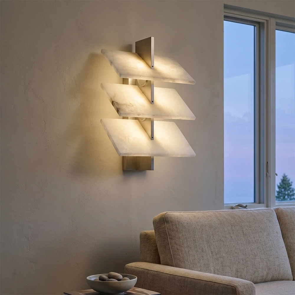 Treid Alabaster Wall Light