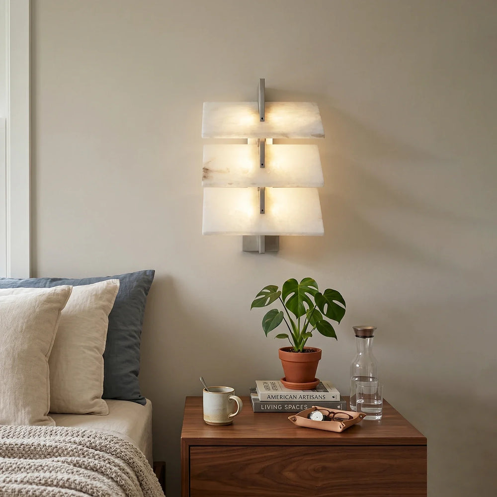 Treid Alabaster Wall Light