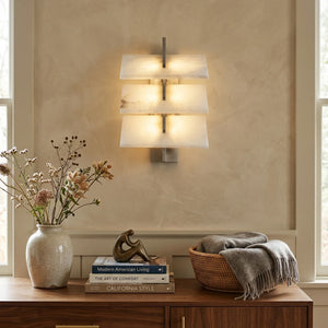 Treid Alabaster Wall Light by Lampadom