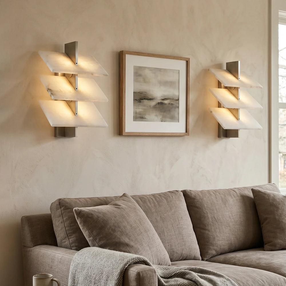 Treid Alabaster Wall Light