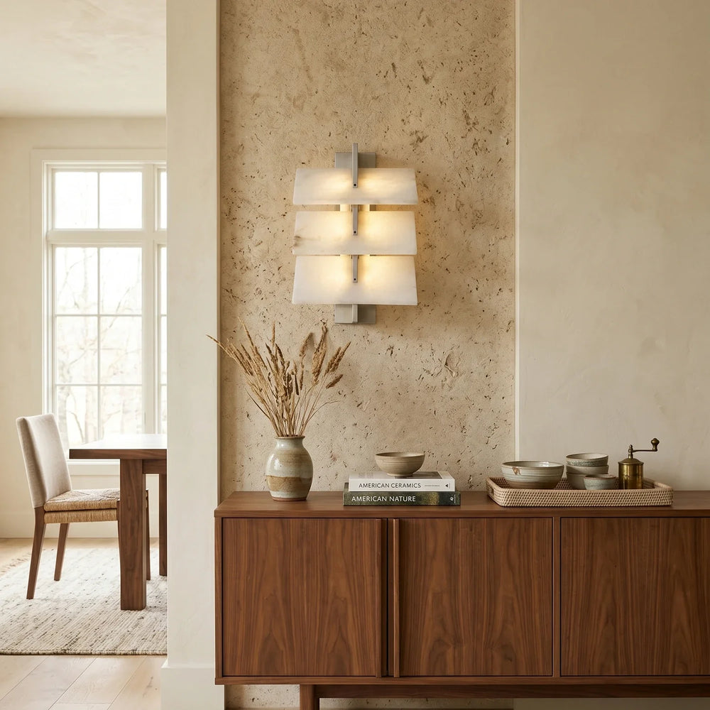 Treid Alabaster Wall Light