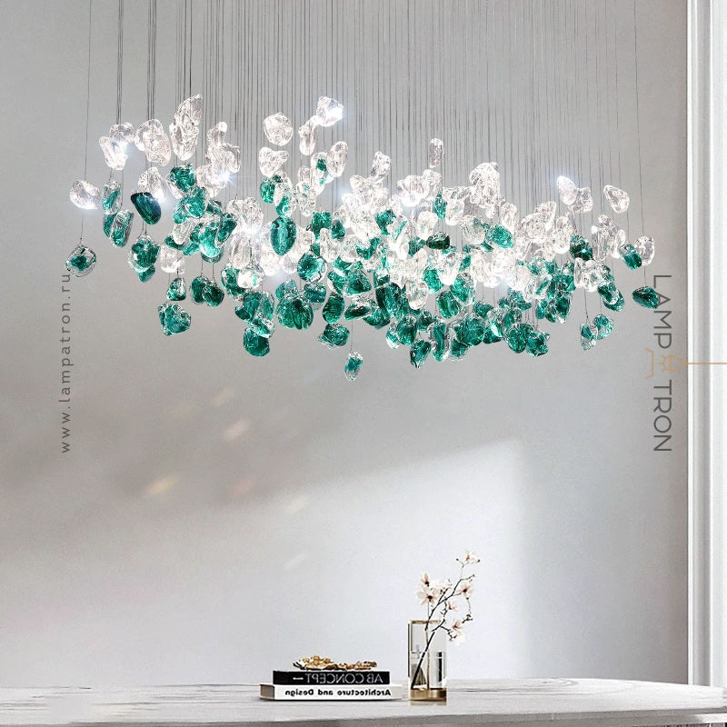 TIFFANI Cascade Light by Lampadom - angle view