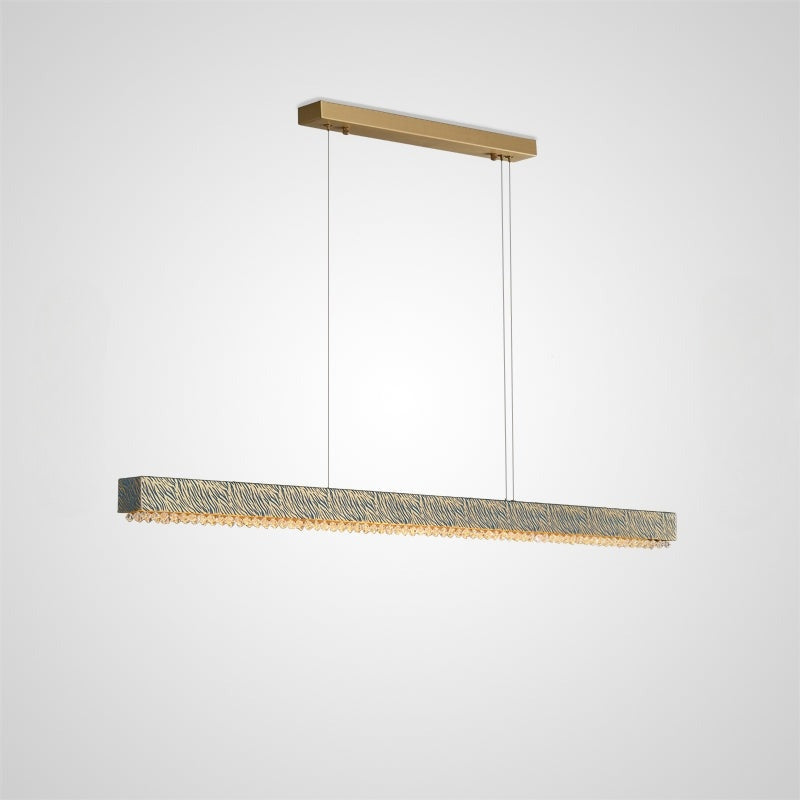 TIGER Linear Chandelier by Lampadom - angle view