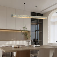 TIGER Linear Chandelier by Lampadom - side view