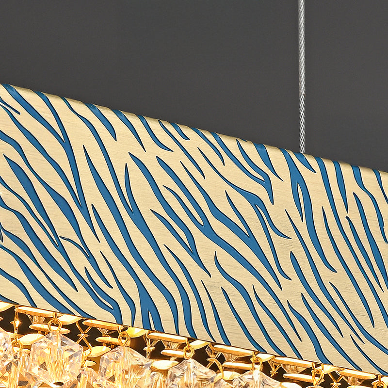 TIGER Linear Chandelier by Lampadom - top view