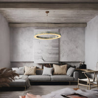 TIGER Ring Chandelier by Lampadom - detail view