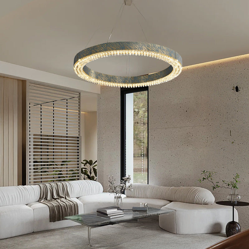 TIGER Ring Chandelier by Lampadom - close-up