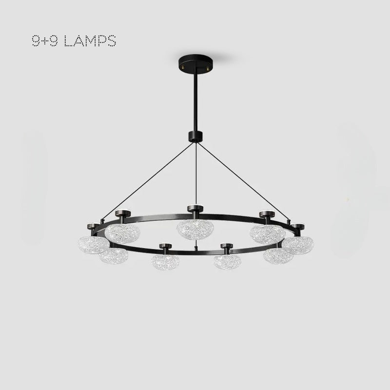 TILMAN Ring Chandelier by Lampadom - side view