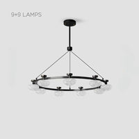 TILMAN Ring Chandelier by Lampadom - side view
