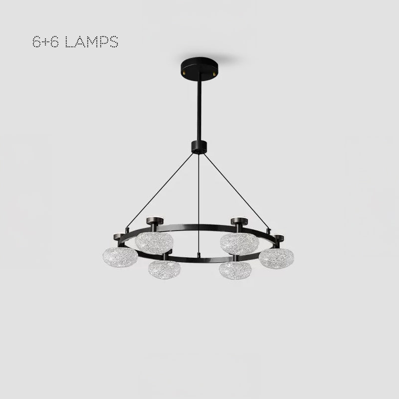 TILMAN Ring Chandelier by Lampadom - side view