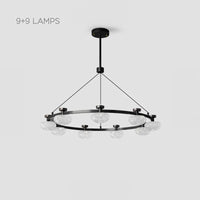TILMAN Ring Chandelier by Lampadom - close-up