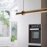TIME TUNNEL Linear Chandelier by Lampadom - ambient shot