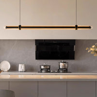 TIME TUNNEL Linear Chandelier by Lampadom - scale reference