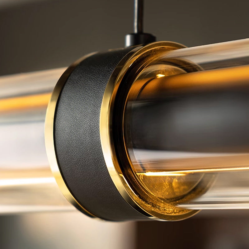TIME TUNNEL Linear Chandelier by Lampadom - ambient shot
