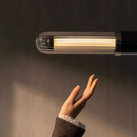 TIME TUNNEL WAVY Linear Chandelier by Lampadom - detail view
