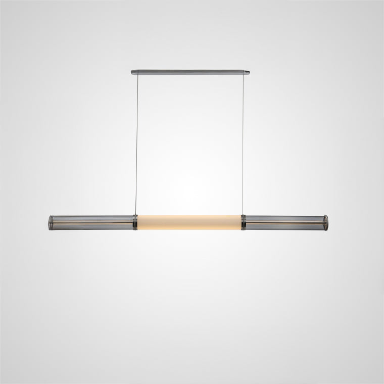 TIMPA Linear Chandelier by Lampadom - angle view