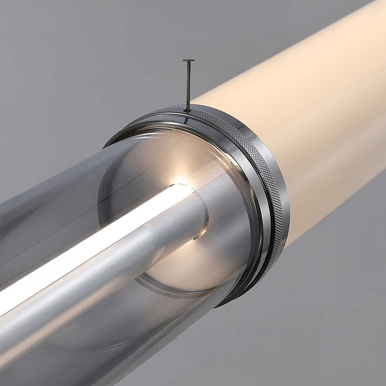 TIMPA Linear Chandelier by Lampadom - close-up