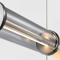 TIMPA Linear Chandelier by Lampadom - angle view